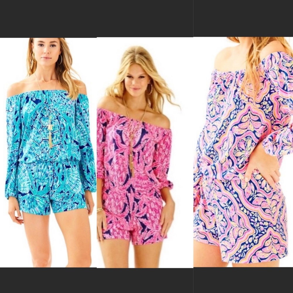 **ISO** Lilly Pulitzer Lana Romper. Size Large.